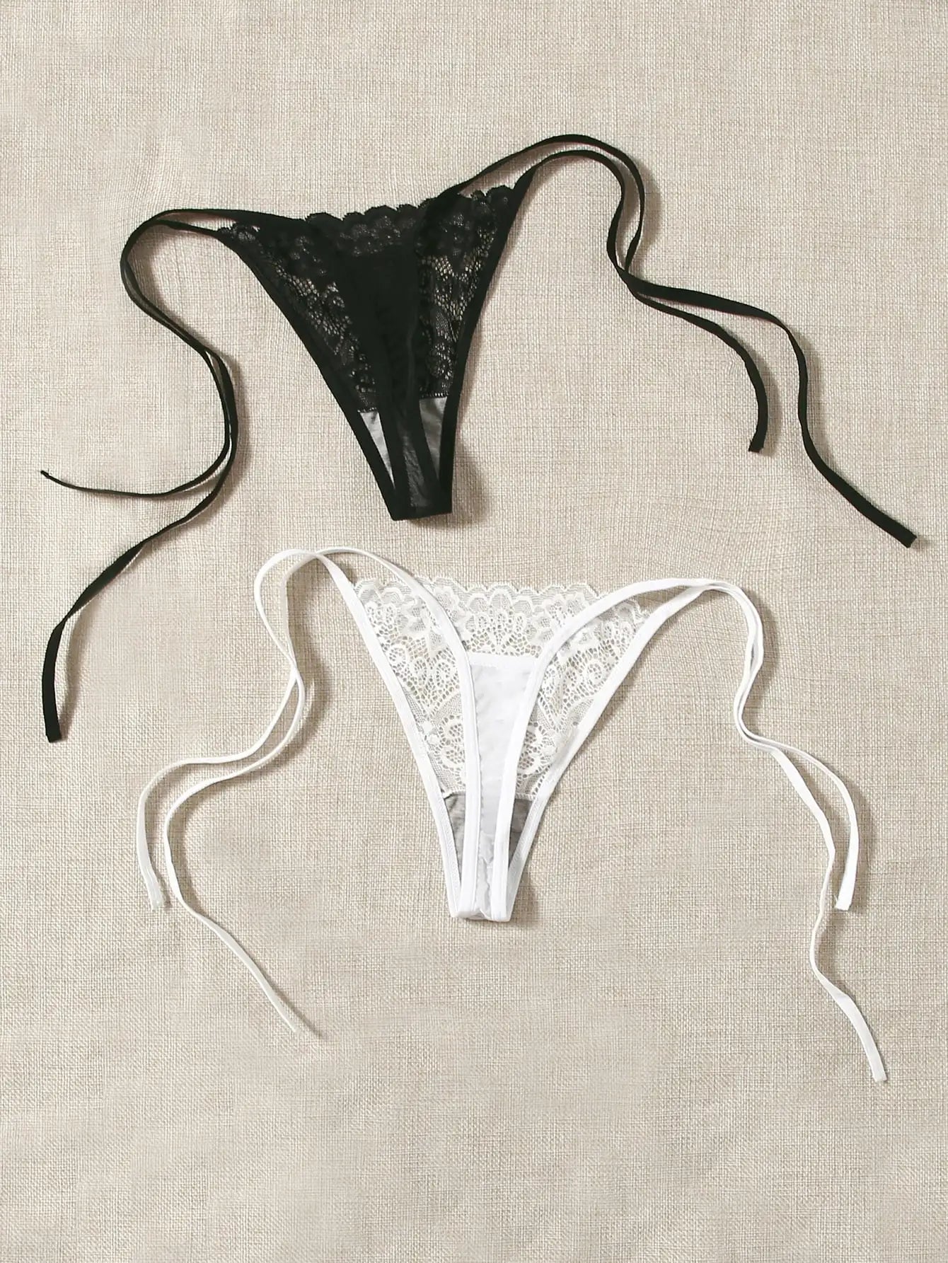 2pcs Low Waist Lace Thong For Women Sexy Panties Comfortable Underwear Female Underpants Lingerie C847 luvshop24