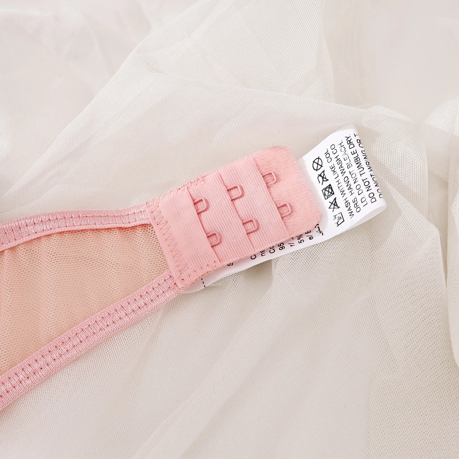 Yimunancy Heart Embroidery Lingerie Set Women 2-Piece Transparent Bow Bra + Brief Underwear Set Erotic Intimates luvshop24