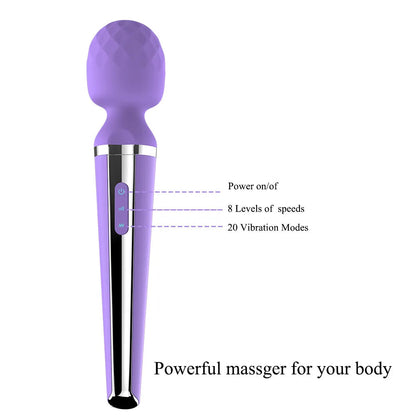 Sex Toy for Women AV Vibrator Clitoris Stimulator Body Massager Sexual Magic Massager AV Massage Stick Female Adult Toys luvshop24
