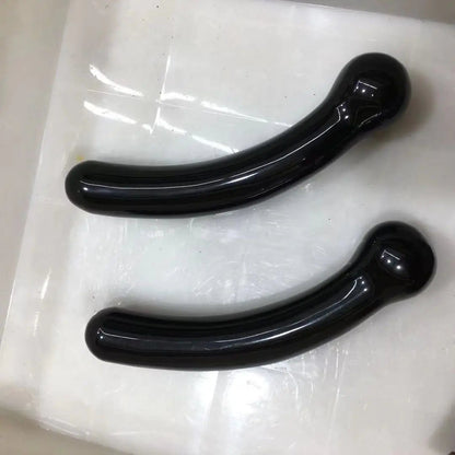 18cm Black Obsidian Yoni Massage Wand Magic Crystal Face Care Pleasure Stick For Women Body Massage Kegel Exercise Hearth Care luvshop24