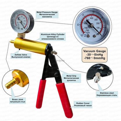 Electric Manual Vacuum Pump Penis Pump/Anal Pump For Adult Negative Pressure Exercise Suction Pressure Gauge Handle Accessory luvshop24