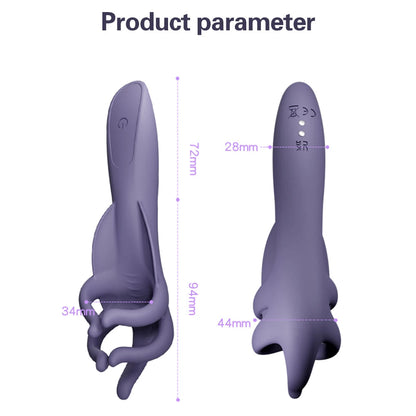 Glans Trainer for Men Powerful Vibrating Penis G Spot Masturbator Soft Fingertip Prolong Endurance Massage Vibrator Erotic Toys luvshop24