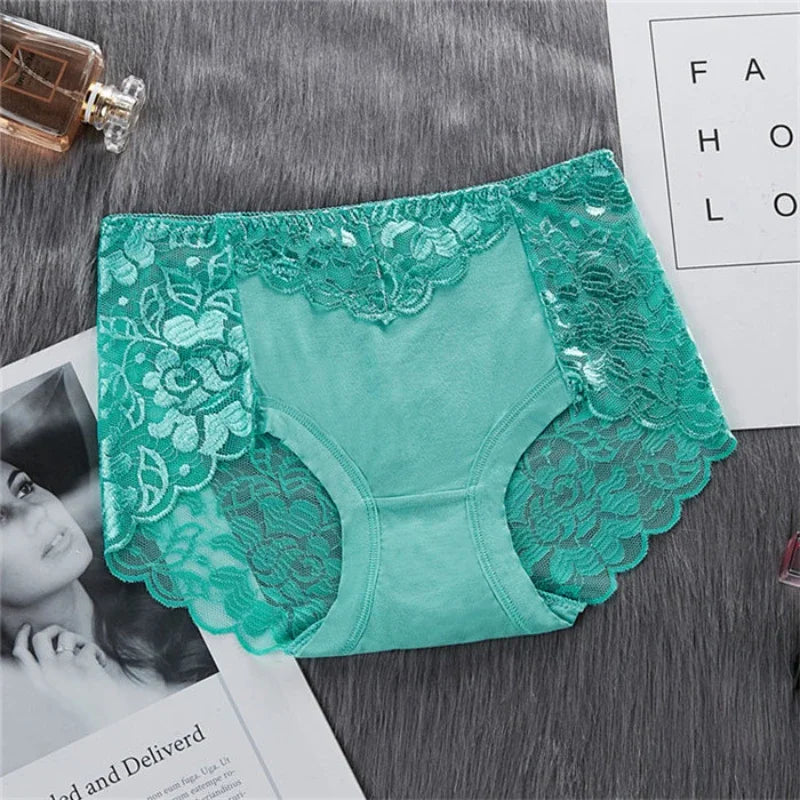 Lace Breathable Women's Underwear Panties Lace Lingerie Female Underwear Ladies Casual Underpants Seamless Women's Briefs luvshop24