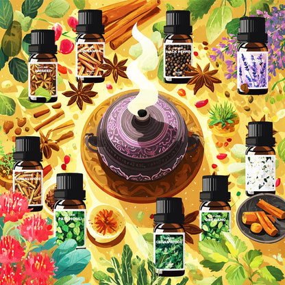 10ml Patchouli Essential Oils Massage Oil Skincare 100% Pure Natural for Hair Care, Home Diffusers, Skin, Aromatherapy, Perfumes luvshop24