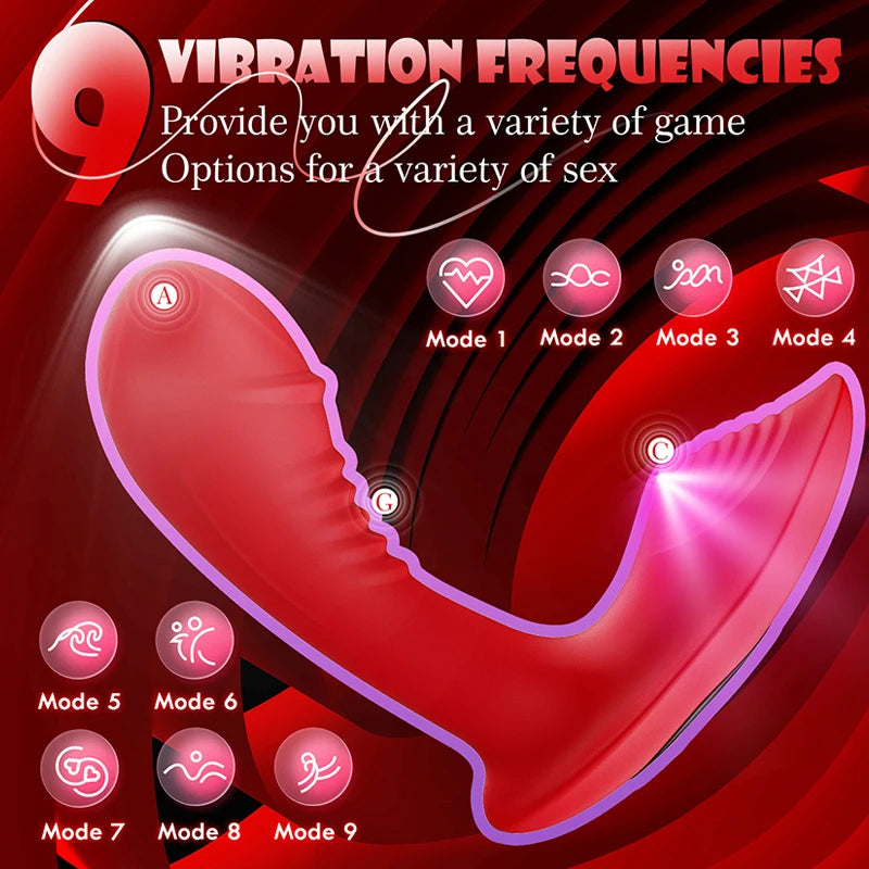 APP Control Wearable Butterfly Rabbit Vibrator Vibrating Panties Clitoral Vagina G Spot Stimulator Adult Toy for Women Couple luvshop24