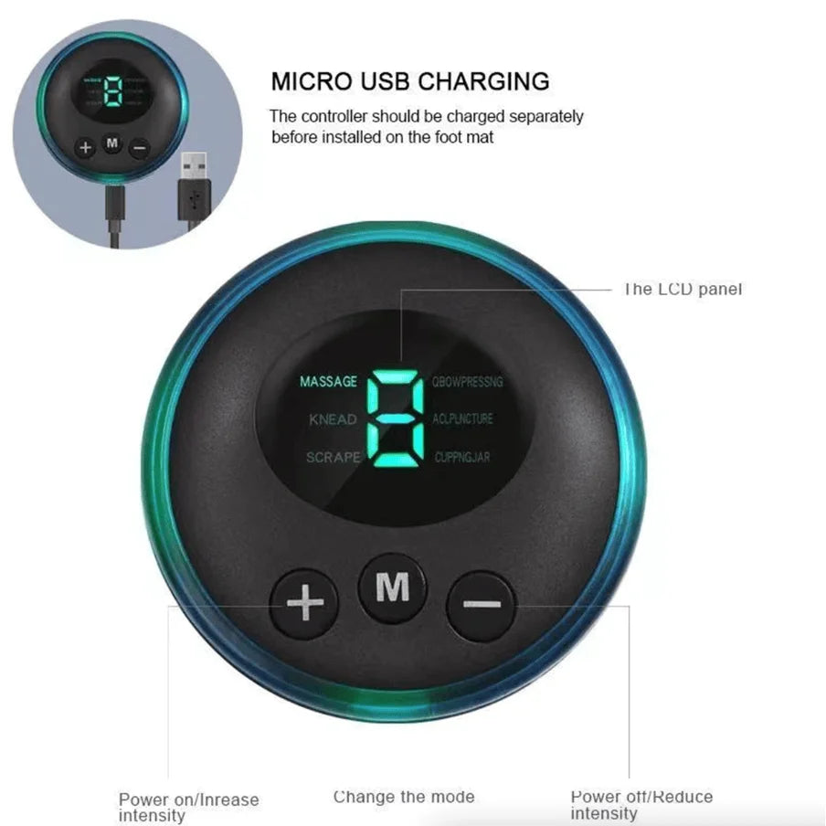 EMS Electric Deep Kneading Foot Massager Leg Reshaping Muscle Pain Relax Machine luvshop24
