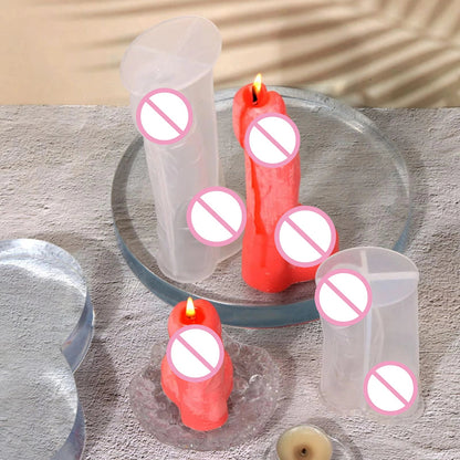 12-18CM Silicone Men Genital Candle Mold Reusable Molds for Crafting Scented Candle Soaps Resin Item DIY Handmake Accessories luvshop24