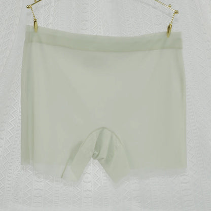 1pc Summer Ice Silk Ultra-thin Boxer Underwear Women Seamless High Waist Panties Plus Size Quick Dry Female Safety Short Pants luvshop24