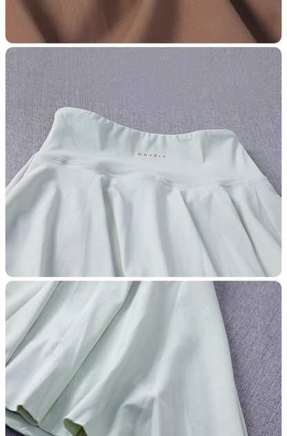 Yoga Wear Athletic Skorts Running Workout Sports Skirts High Waisted Pleated Tennis Skirt for Women luvshop24