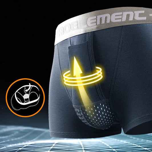 Men's Boxer Shorts Push Up Underwear Modal Underpants Male Brethable Bullet Separation Pouch Panties Cueca Plus Size L-5XL luvshop24