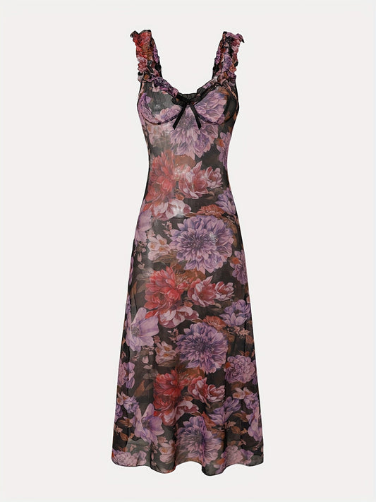Women's Sexy Nightdress - Floral Print, Fashion Charm Style Design, Erotic Clothing for a Confident You luvshop24