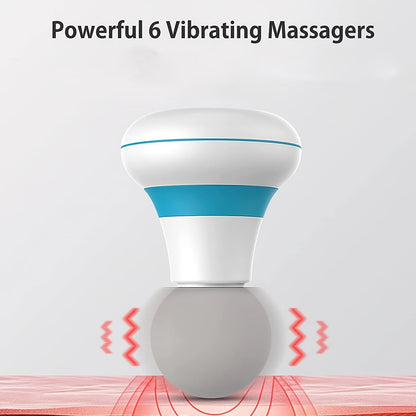 Portable Handheld Massager Wand, 6 Vibration Modes, USB Rechargeable Lithium Battery, Unscented Mini Electric Massage Tool for Neck, Shoulder, Back, and Whole Body Relief luvshop24