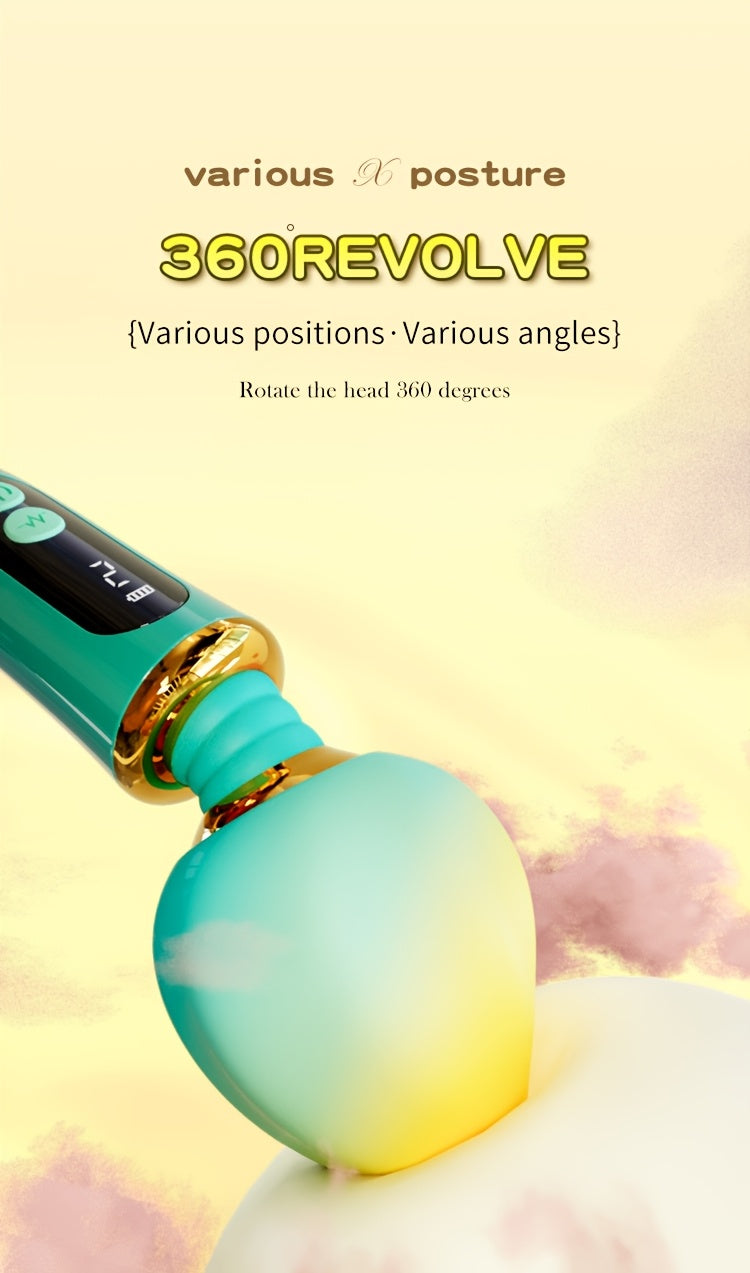 [Peach-Shaped Rechargeable Vibrator] 1pc Multi-Frequency Peach-Shaped USB Rechargeable Vibrator - 3 Vibrating Modes, 380mAh Lithium Battery, Portable Adult Pleasure Device for Women luvshop24