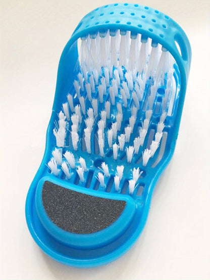 1pc Foot Spa Deluxe - Exfoliating Foot Scrub Massager with Suction Cup, Dead Skin Remover, and Shower Floor Cleaner for Smooth Feet and Easy Cleaning luvshop24