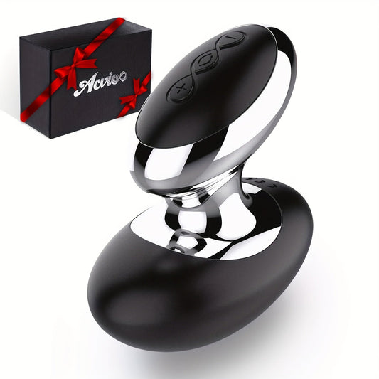 Acvioo Personal Wand Massager With 10 Magic Vibration Modes, Handheld Whisper Quiet, Full Body Silicone Therapy Massager Cordless For Neck Shoulder Back Body Massage, Sports Recovery (Black) luvshop24