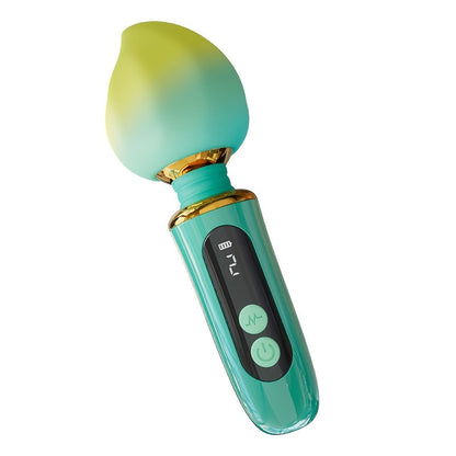 [Peach-Shaped Rechargeable Vibrator] 1pc Multi-Frequency Peach-Shaped USB Rechargeable Vibrator - 3 Vibrating Modes, 380mAh Lithium Battery, Portable Adult Pleasure Device for Women luvshop24