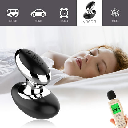Acvioo Personal Wand Massager With 10 Magic Vibration Modes, Handheld Whisper Quiet, Full Body Silicone Therapy Massager Cordless For Neck Shoulder Back Body Massage, Sports Recovery (Black) luvshop24