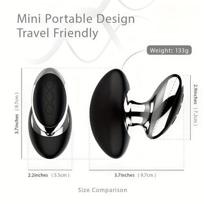 Acvioo Personal Wand Massager With 10 Magic Vibration Modes, Handheld Whisper Quiet, Full Body Silicone Therapy Massager Cordless For Neck Shoulder Back Body Massage, Sports Recovery (Black) luvshop24